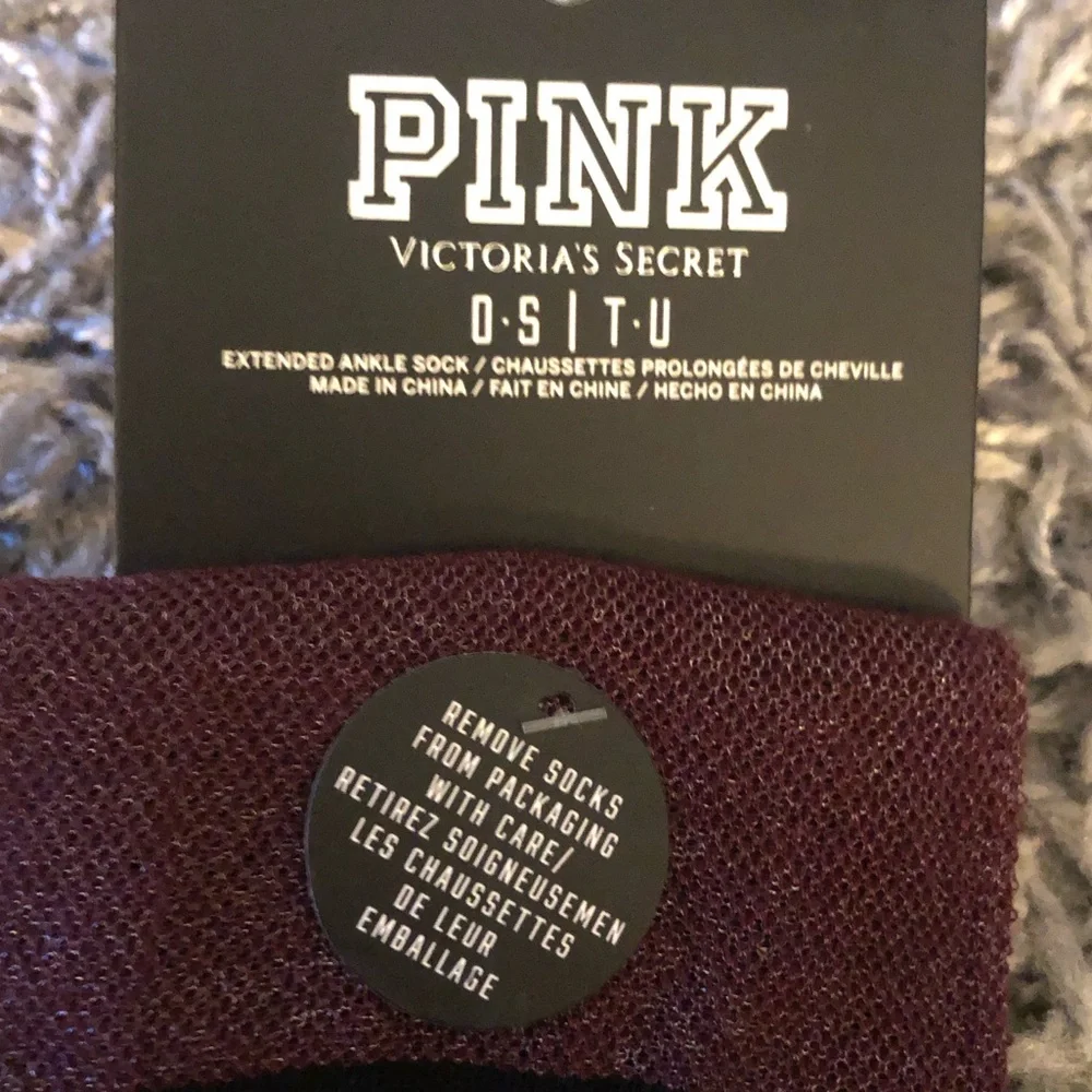 Victoria’s Secret PINK Ankle Socks, New With Tags